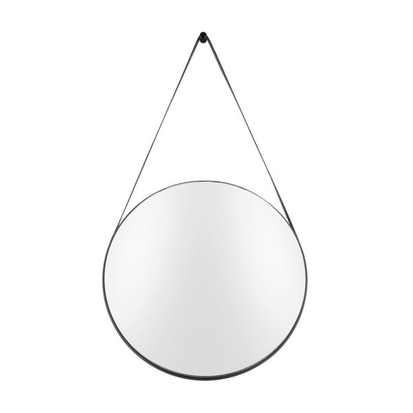 Sienas spogulis ar melnu rāmi PT LIVING Balanced, ø 47 cm