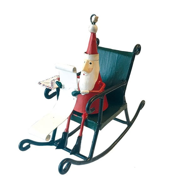 Ziemassvētku piekaramais rotājums G-Bork Santa in Rocking Chair