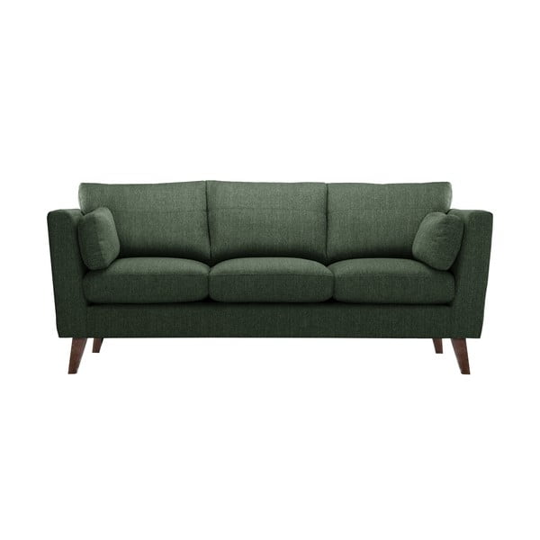 Tumši zaļš trīsvietīgs dīvāns Jalouse Maison Elisa, 207 cm