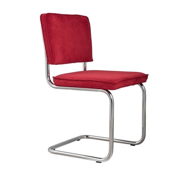 2 sarkanu krēslu komplekts Zuiver Ridge Rib