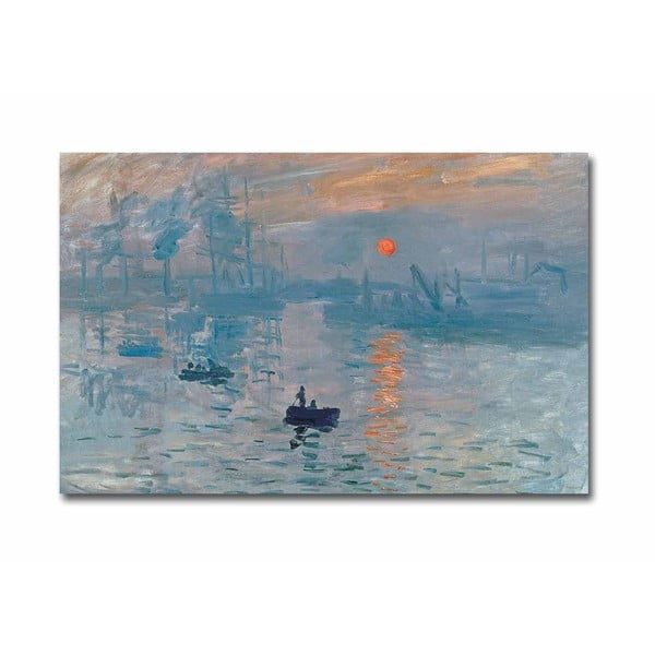 Gleznas reprodukcija uz audekla Claude Monet Sunrise, 70 x 45 cm