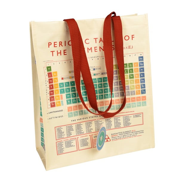 Pārstrādāta papīra iepirkumu maisiņš Rex London Periodic Table