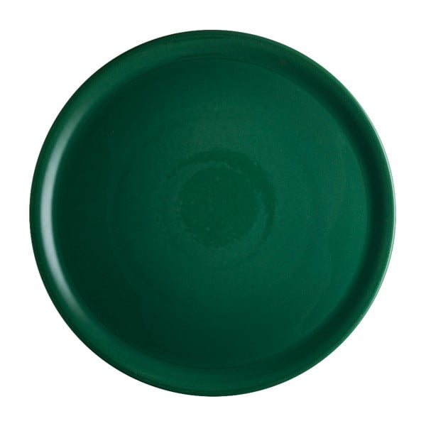 Zaļš porcelāna picas šķīvis Brandani Pizza, ⌀ 31 cm