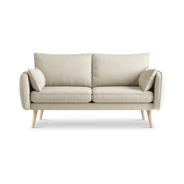 Bēšs divvietīgs dīvāns Kooko Home Lento, 158 cm