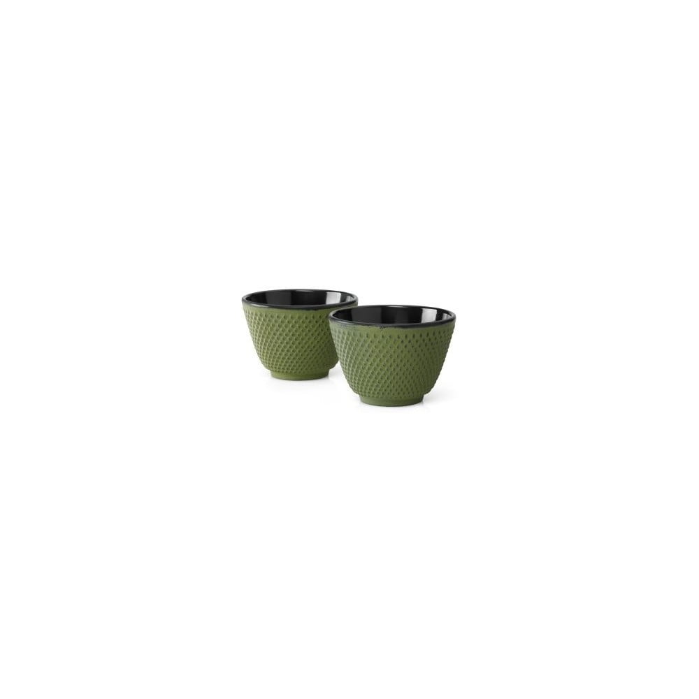 2 zaļu čuguna tējas krūzīšu komplekts Bredemeijer Xilin, ⌀ 7,8 cm