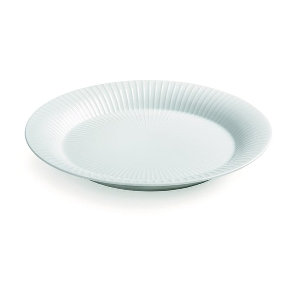 Balts porcelāna šķīvis Kähler Design Hammershoi, ⌀ 22 cm