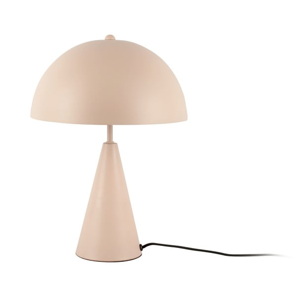 Rozā galda lampa Leitmotiv Sublime, augstums 35 cm
