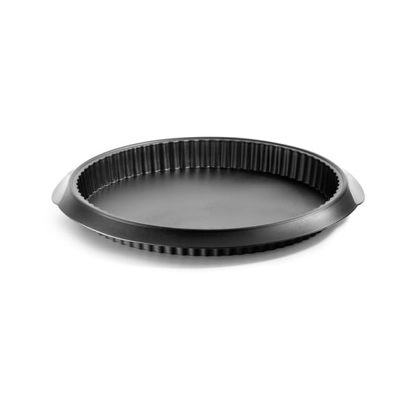 Melna silikona forma pīrāgam Lékué, ⌀ 28 cm