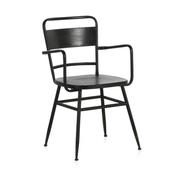 Melns metāla krēsls Geese Industrial Style Derro