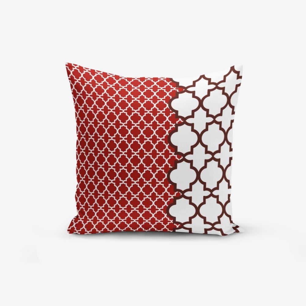 Spilvendrāna Minimalist Cushion Covers Geometric Rojo, 45 x 45 cm