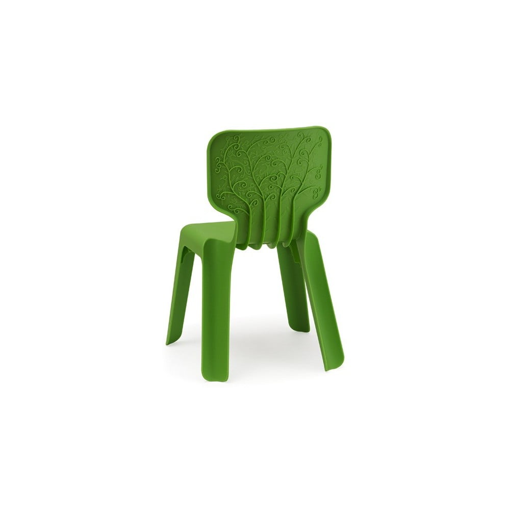 Bērnu zaļš stackable krēsls Magis Alma