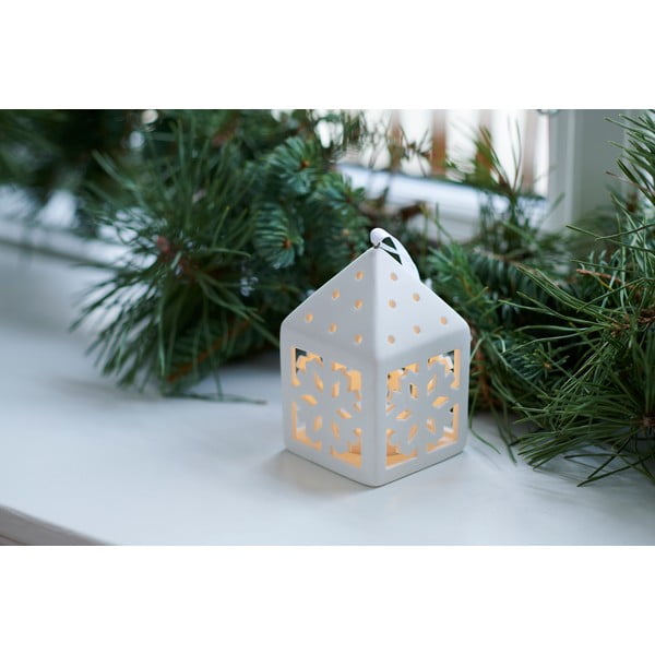 LED gaismas dekors Sirius Olina Snowflake, augstums 10,5 cm