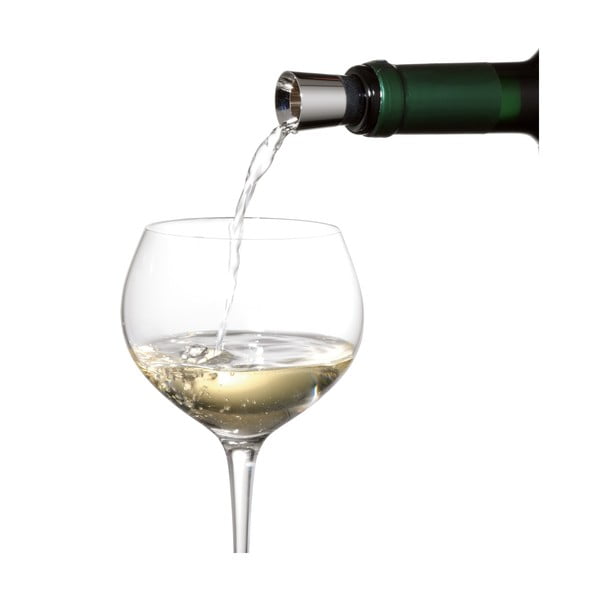 Nerūsējošā tērauda vīna piltuve ar aizbāzni WMF Cromargan® Vino