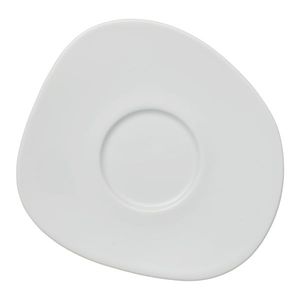 Balta porcelāna apakštasīte Villeroy & Boch Like Organic, 17,5 cm