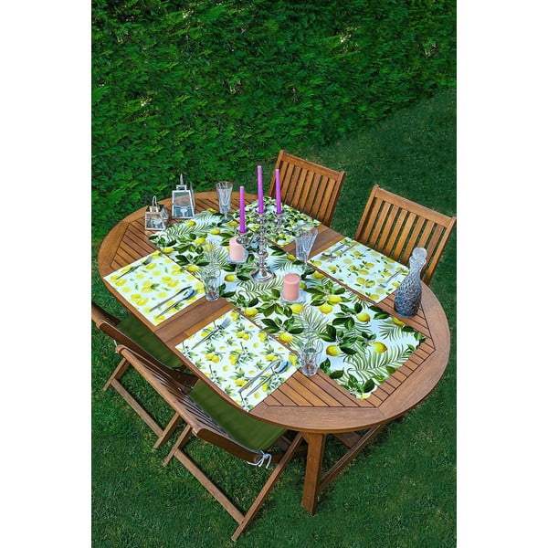 4 galda paliktņu un dekoratīvā galdauta komplekts Minimalist Home World