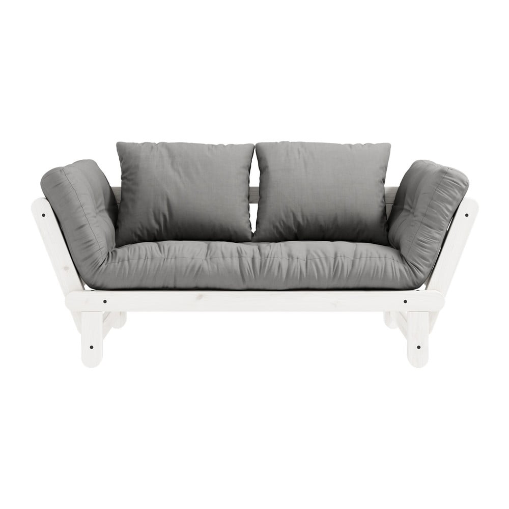 Dīvāns ar nolaižamām malām Karup Design Beat White Grey