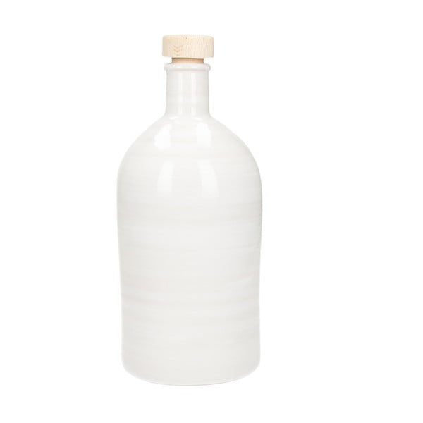 Balta keramikas eļļas pudele Brandani Maiolica, 500 ml