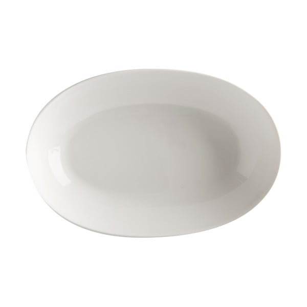 Balts porcelāna dziļais šķīvis Maxwell & Williams Basic, 30 x 20 cm