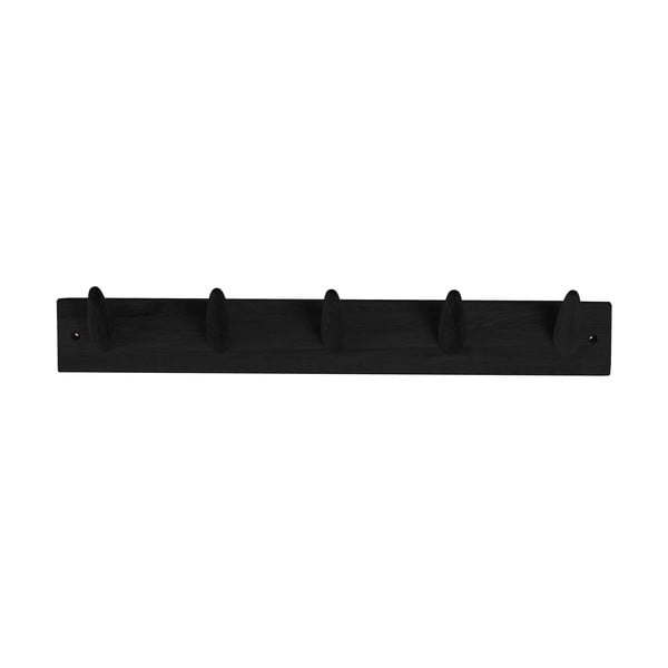 Melns ozolkoka drēbju pakaramais Canett Uno, platums 60 cm
