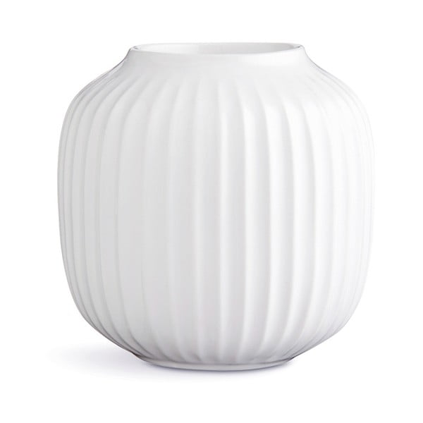 Balts porcelāna tējas svečturis Kähler Design Hammershoi, ⌀ 9 cm