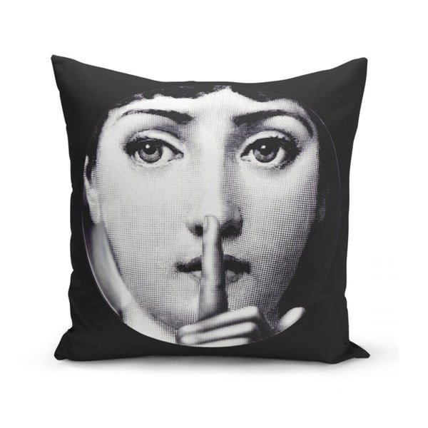 Spilvendrāna Minimalist Cushion Covers BW Smia, 45 x 45 cm