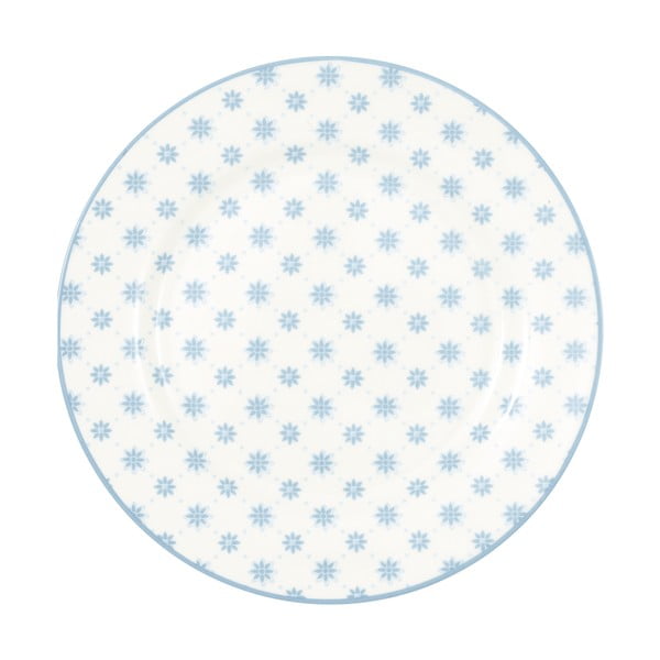 Zils porcelāna deserta šķīvis Green Gate Laurie, ø 20,5 cm