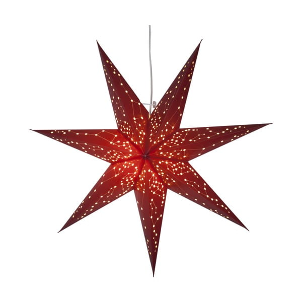 Sarkans izgaismotas zvaigznes dekors Best Season Paperstar Galaxy, 60 cm