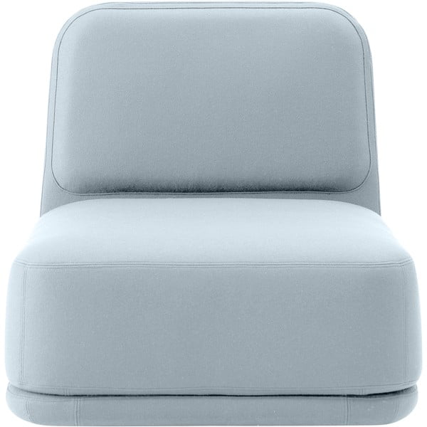 Gaiši zils atpūtas krēsls ar vidēji augstu atzveltni Softline Standby Medium