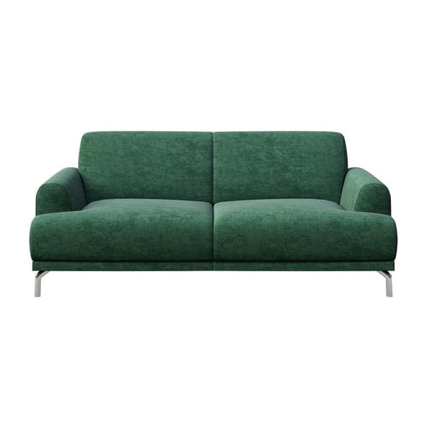 Zaļš divvietīgs dīvāns MESONICA Puzo, 170 cm