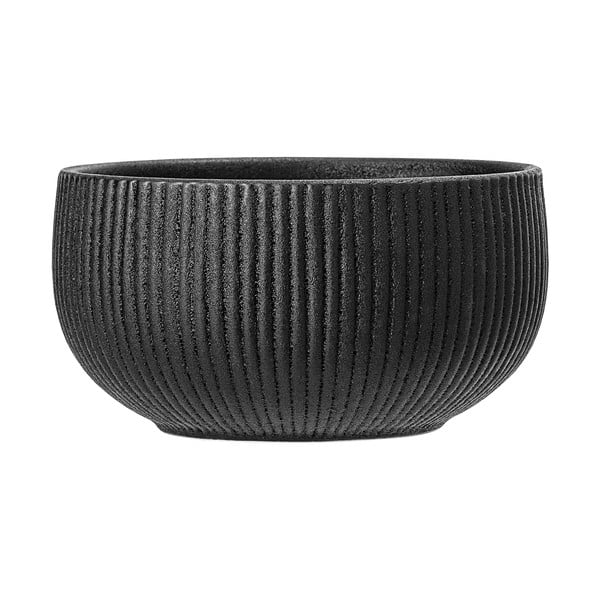 Melna keramikas bļoda Bloomingville Neri, ø 14,5 cm