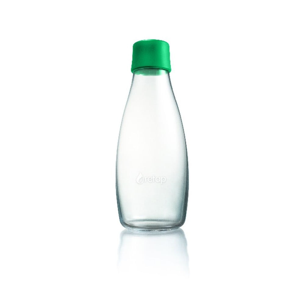 Tumši zaļa stikla pudele ar mūža garantiju ReTap, 500 ml