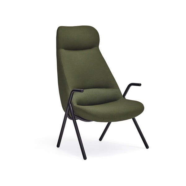 Zaļš krēsls Teulat Dins, augstums 114 cm