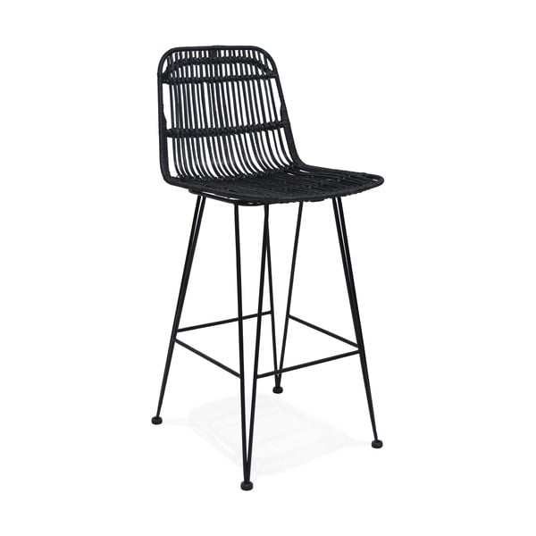 Melns bāra krēsls Kokoon Liano Mini, sēdekļa augstums 65 cm
