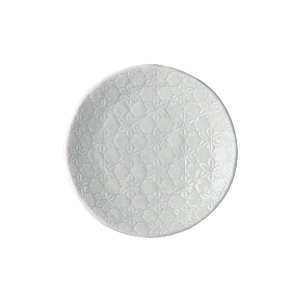 Balts keramikas šķīvis MIJ Star, ø 13 cm