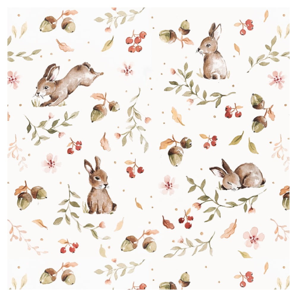 Tapetes Dekornik Happy Rabbits, 50 x 280 cm