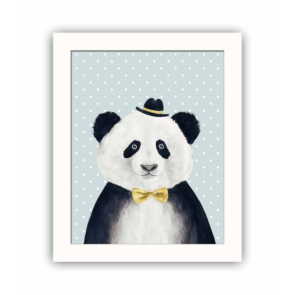 Dekoratīva glezna Panda, 28,5 x 23,5 cm
