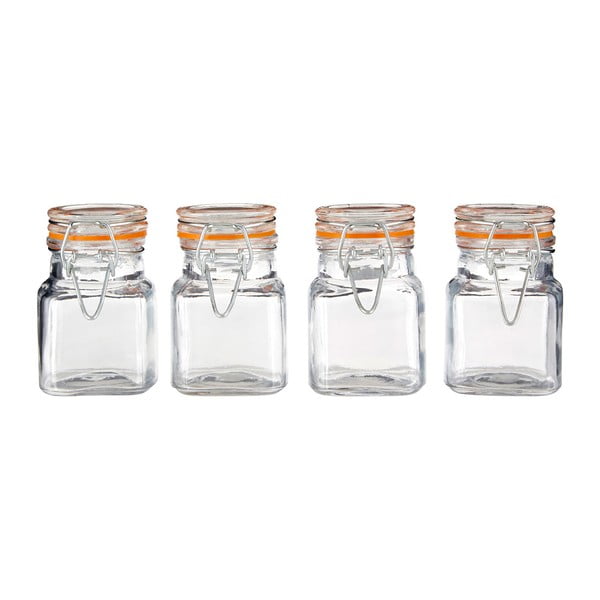 4 stikla garšvielu komplekts Premier Housewares, 90 ml