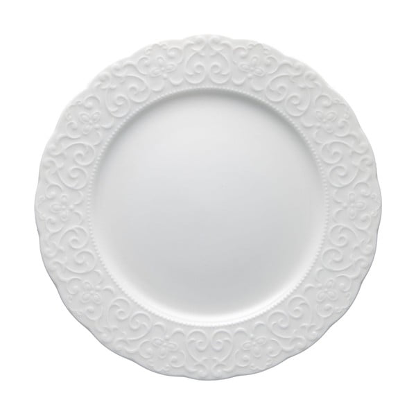 Balts šķīvis Brandani Gran Gala, ø 25 cm