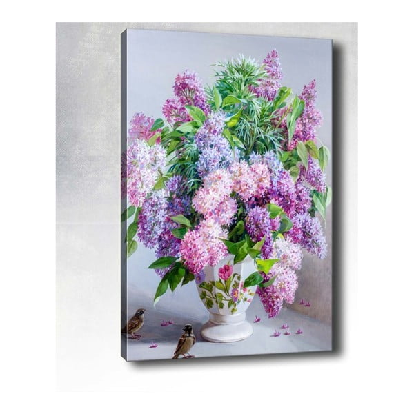 Glezna uz audekla Tablo Center Lilacs, 40 x 60 cm
