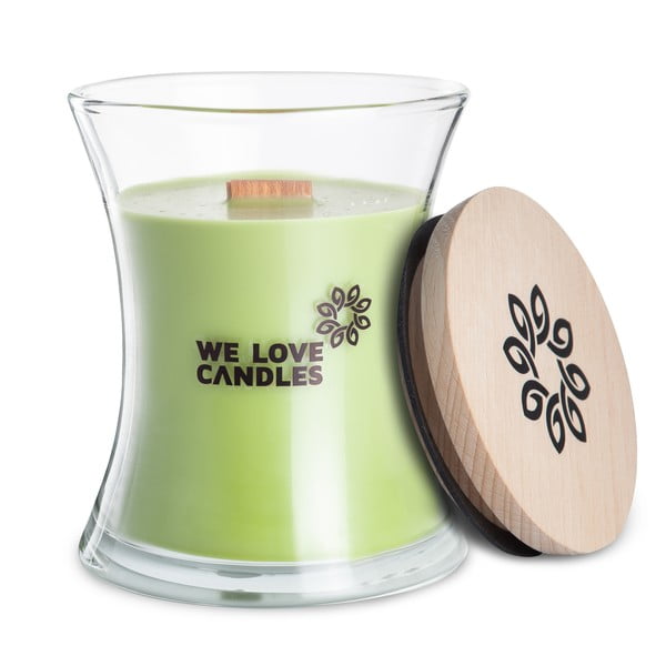 Sojas vaska svece We Love Candles Green Tea, degšanas laiks 64 stundas
