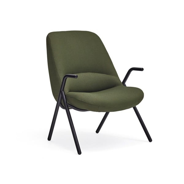 Zaļš krēsls Teulat Dins, augstums 90 cm