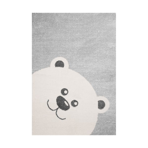 Bērnu pelēks paklājs Zala Living Bear, 120 x 170 cm