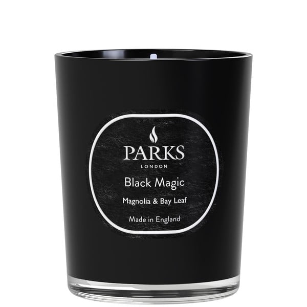Svece ar magnolijas un lauru lapu aromātu Parks Candles London Black Magic, degšanas laiks 45 h