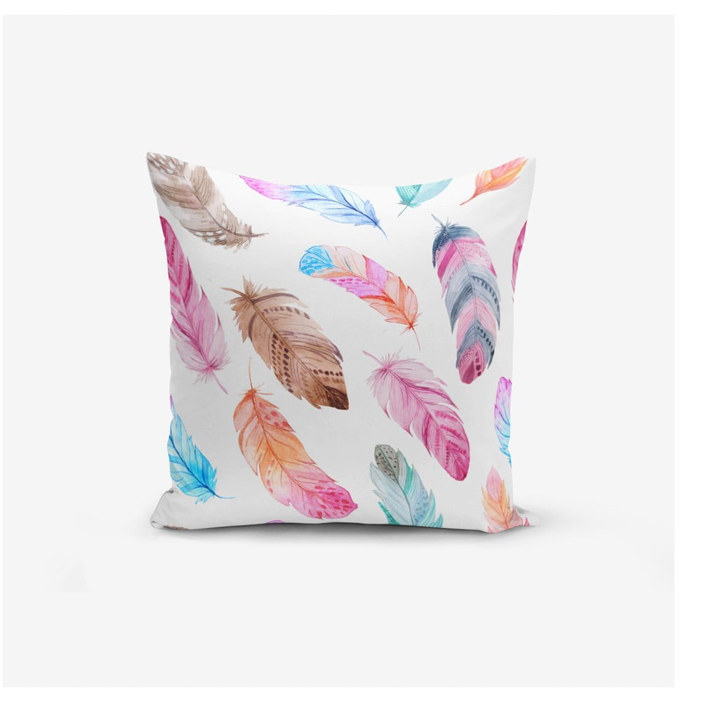 Spilvendrāna Minimalist Cushion Covers Bird Pendants, 45 x 45 cm