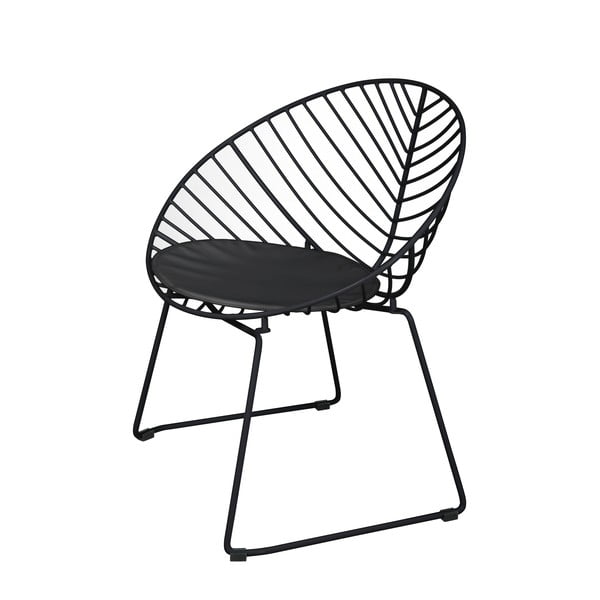 2 melnu dārza krēslu komplekts Bonami Selection Coco