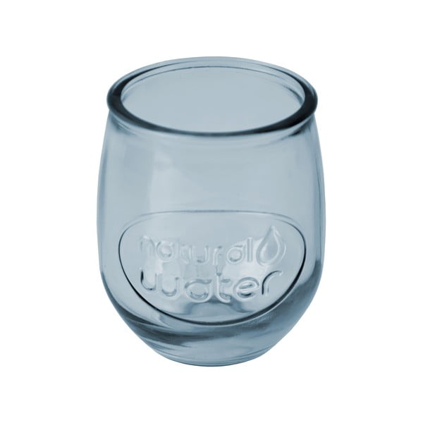 Gaiši zila pārstrādāta stikla glāze Ego Dekor Water, 0,4 l