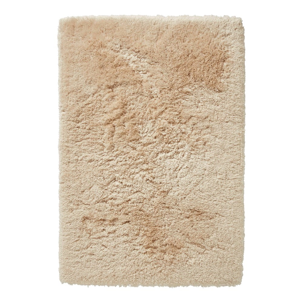 Gaišs krēmkrāsas ar rokām šūts paklājs Think Rugs Polar PL Cream, 120 x 170 cm