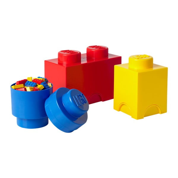 3 LEGO® glabāšanas kastu komplekts