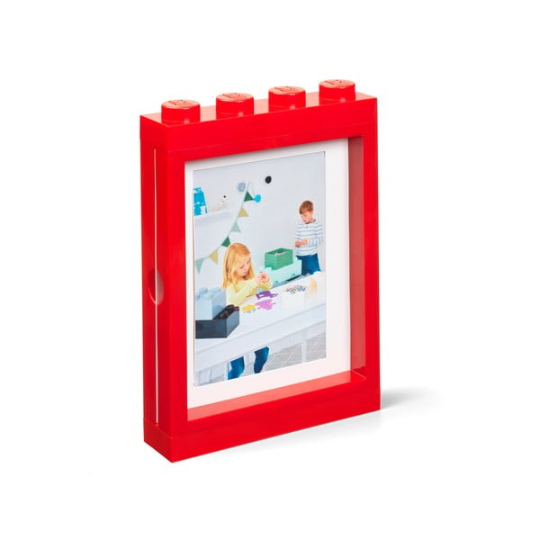 Sarkans fotorāmis LEGO®, 19,3 x 26,8 cm