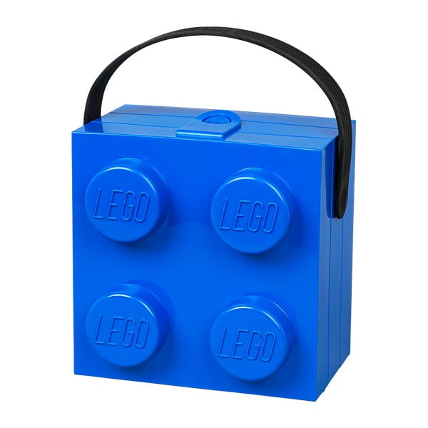Zila uzglabāšanas kaste ar rokturi LEGO®
